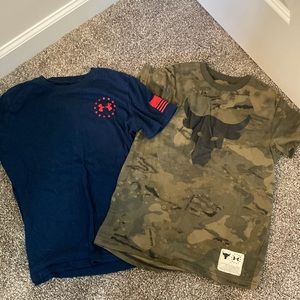 Boys under armour shirts